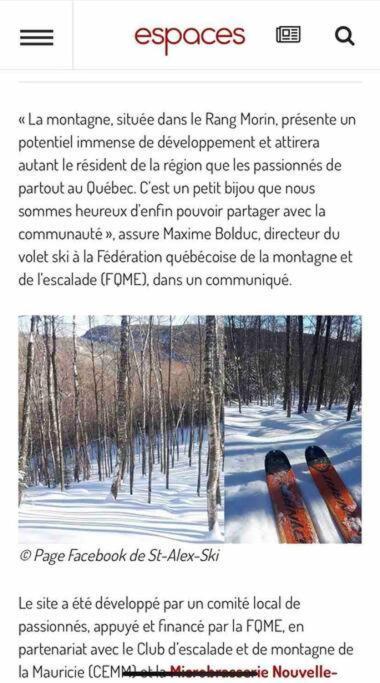 Chalet Riviere - Bord De Riviere - Romantique Сен-Алексис-де-Мон Екстериор снимка